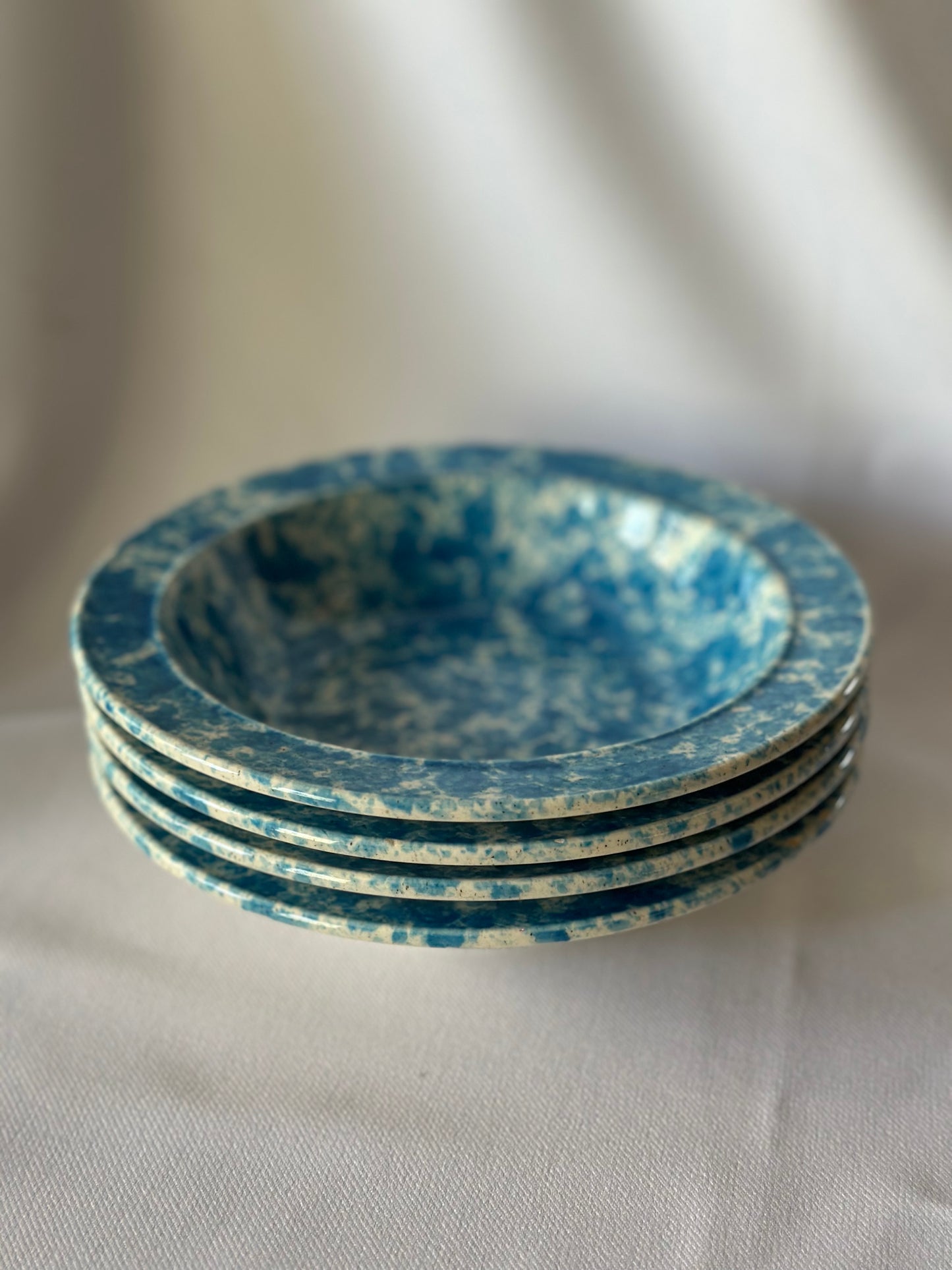 speckled stoneware bowls