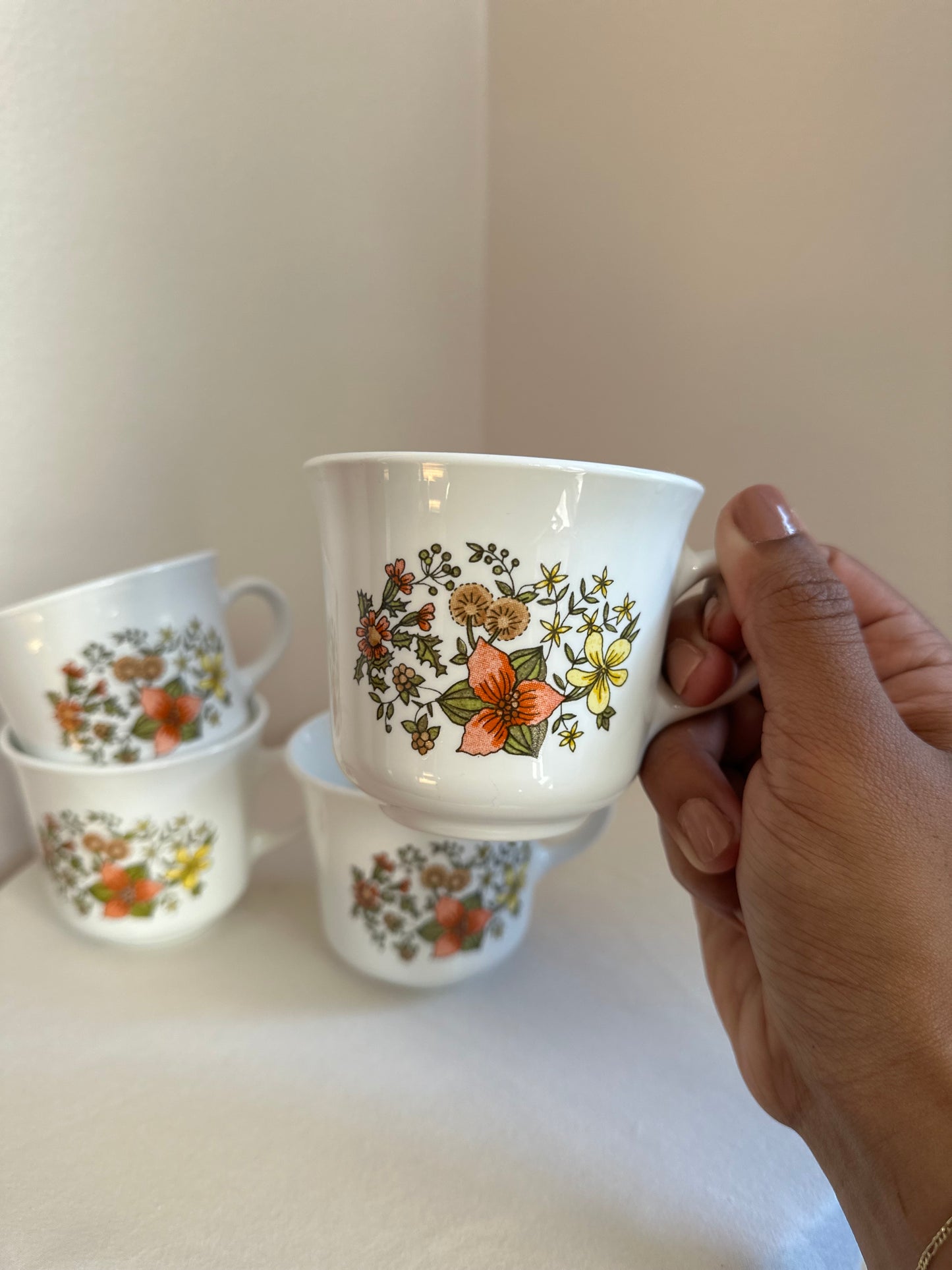corelle tea cups