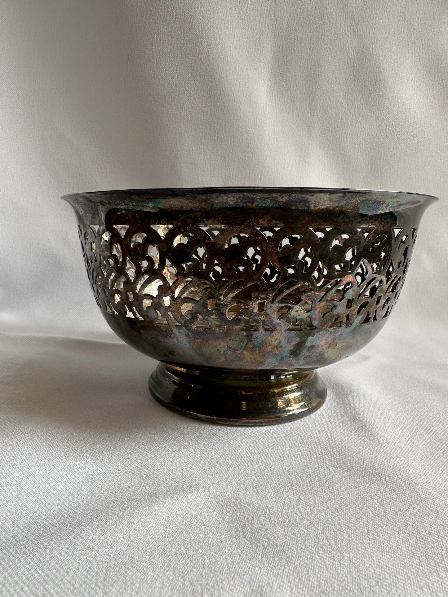 silver filligree bowl