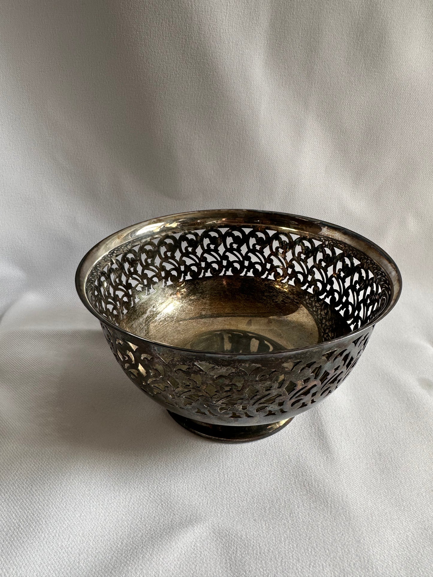 silver filligree bowl