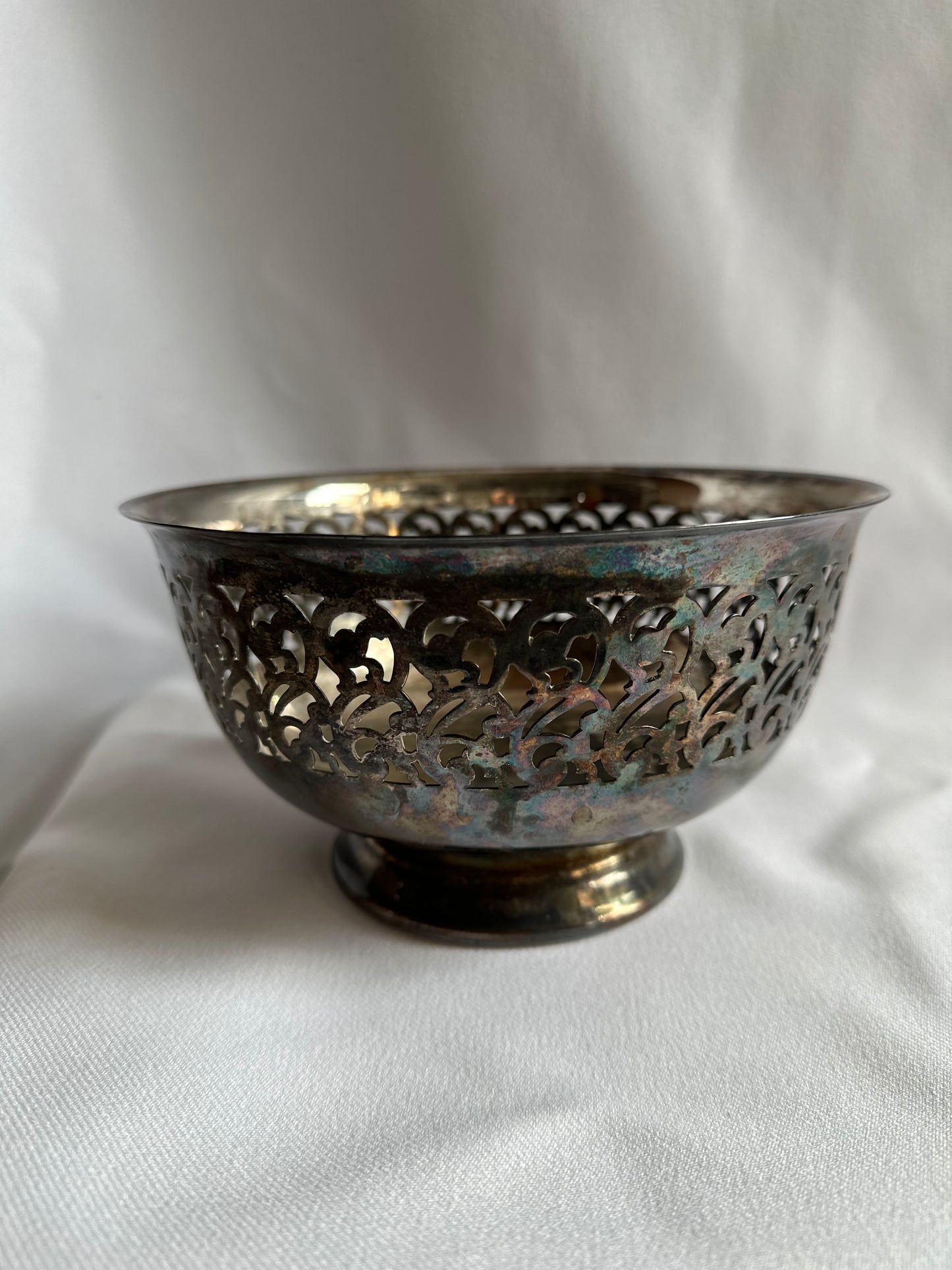 silver filligree bowl
