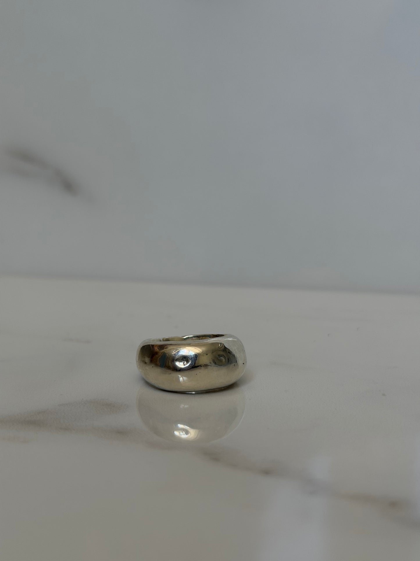 sterling silver bubble ring