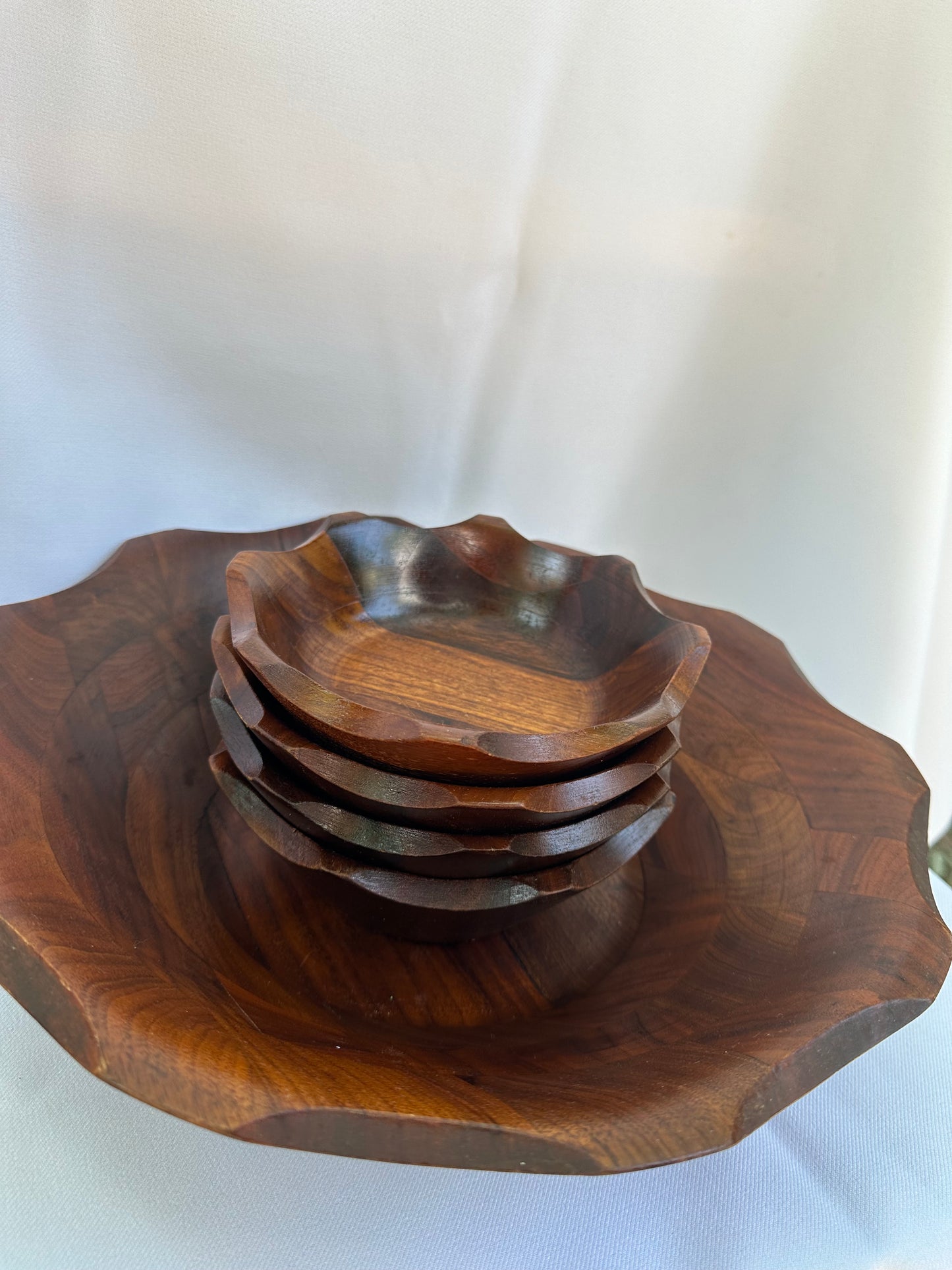 wood salad set