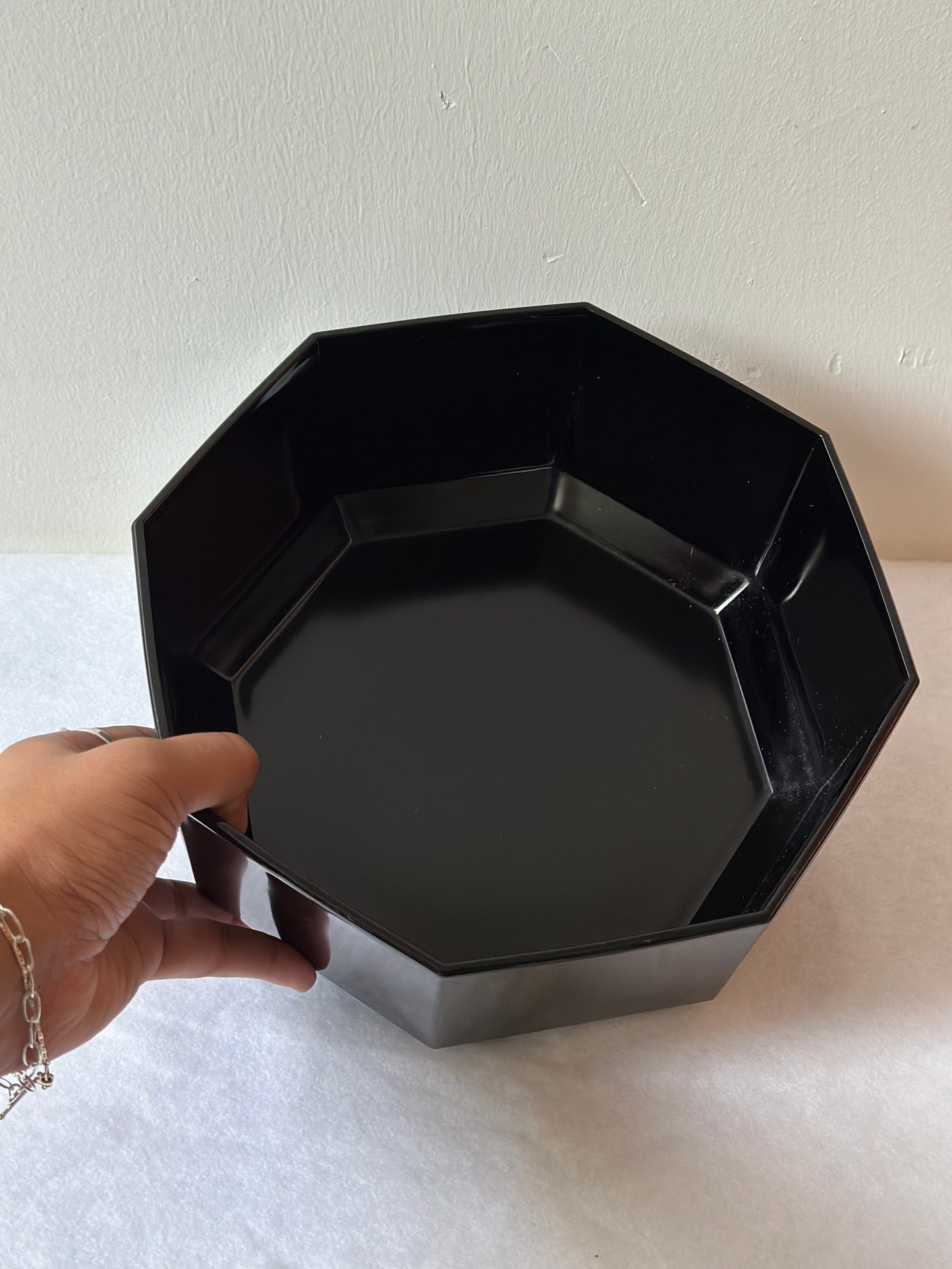 vintage acrococ serving bowl