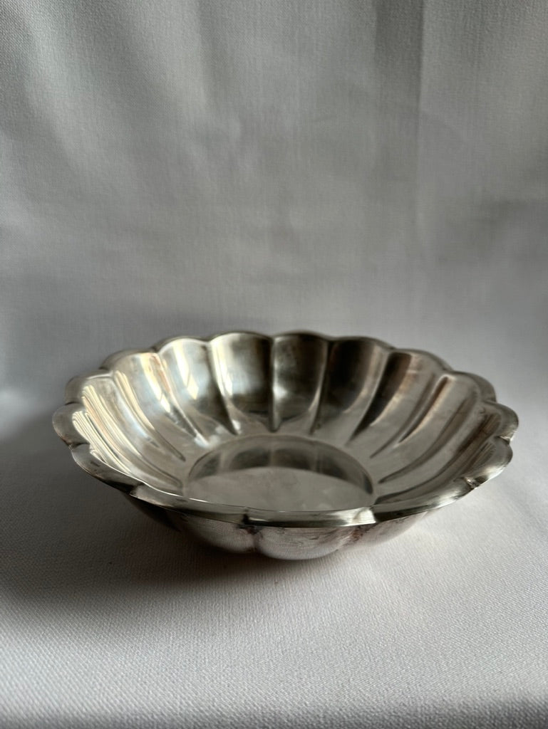 genuine silver catch-all bowl