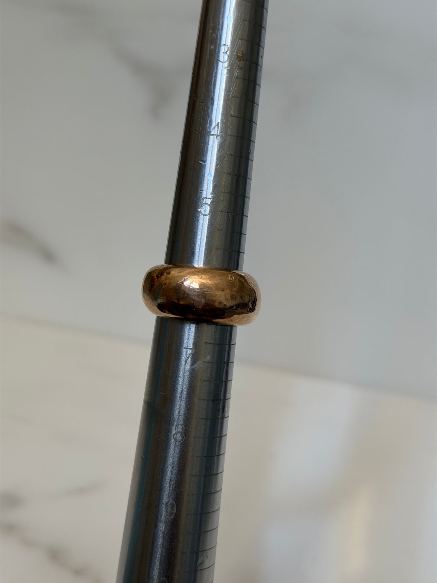 solid bronze bubble ring