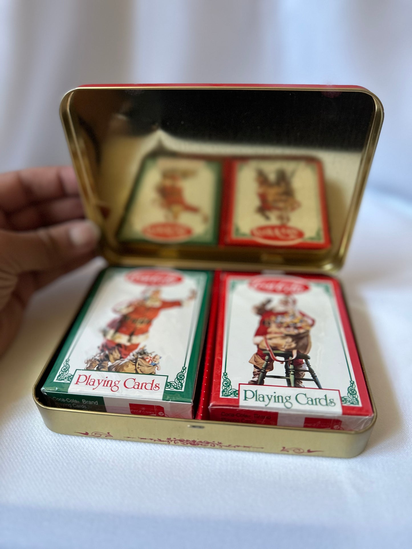 vintage coca-cola card decks