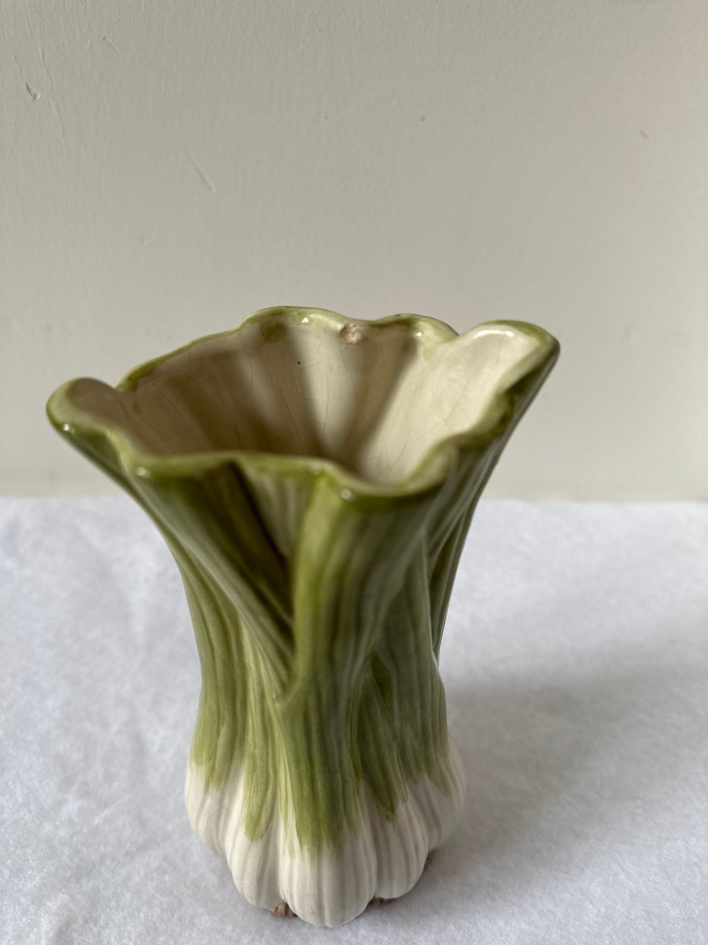 ceramic leek vase