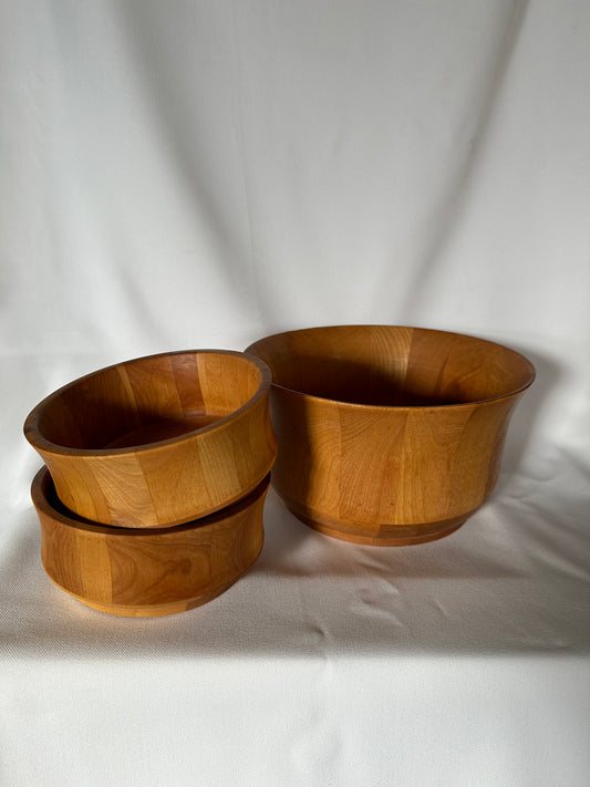 genuine wood williams sonoma salad set